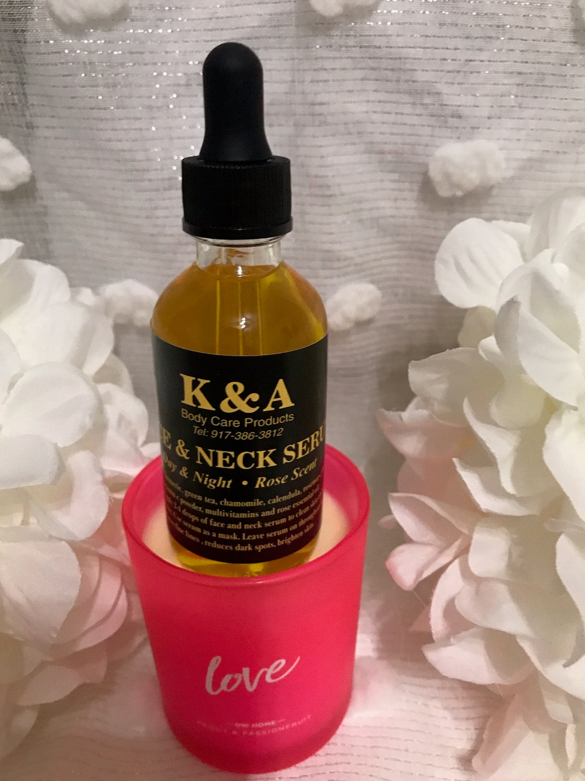 Face and Neck serum( rose-scent)